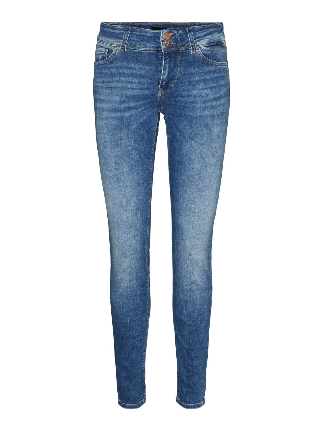 Vero Moda VMLUISA Slim Fit Jeans -Medium Blue Denim - 10283845