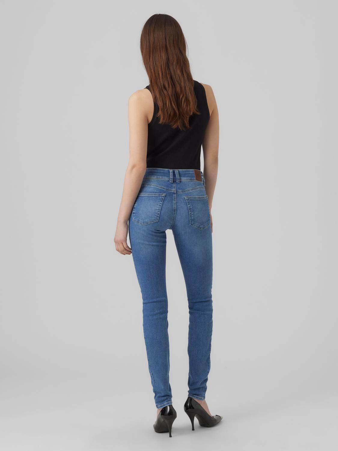 Slim Fit Jeans, Medium Blue