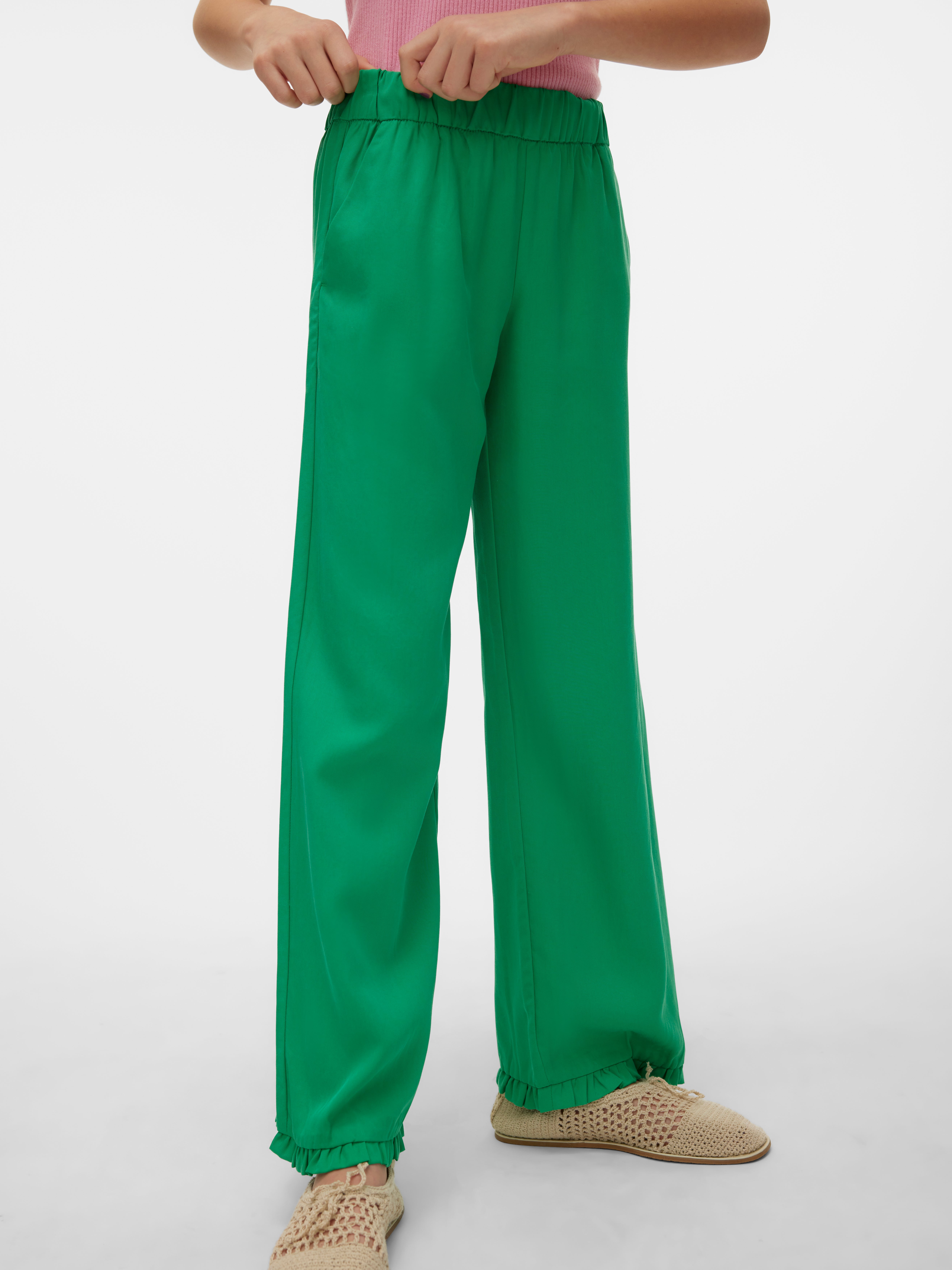 Pantalon Ample Pantalon Taille Haute Vero Moda Pantalon Avec