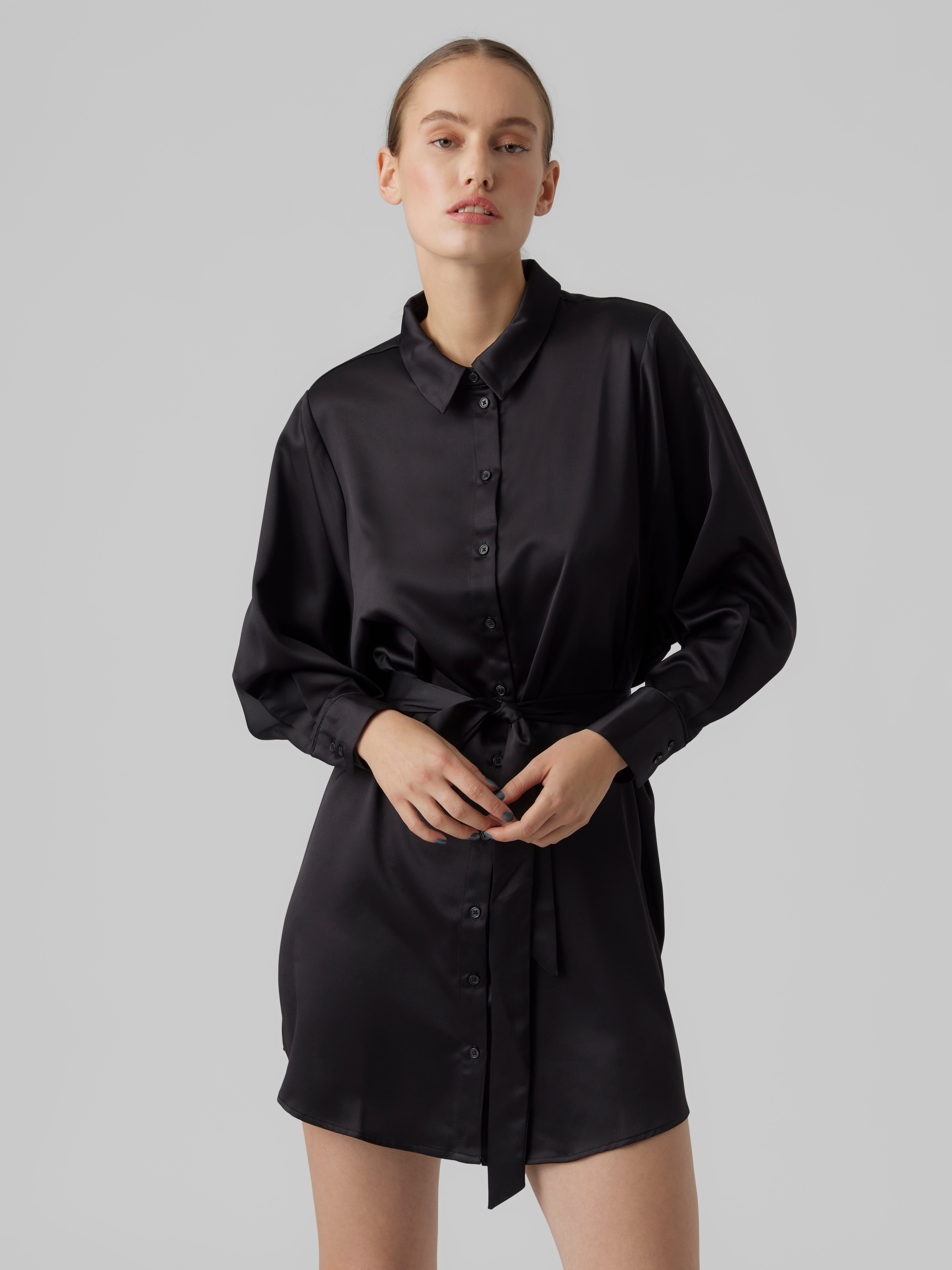Mode Blouses Slip-over blouses Vero Moda Slip-over blouse zwart elegant 