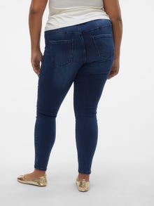 Vero Moda VMTANYA High rise Skinny Fit Jeans -Dark Blue Denim - 10284172