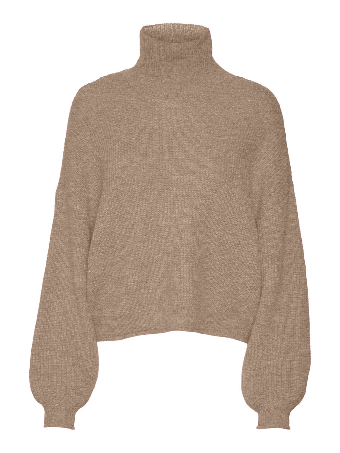 Turtle neck Pullover | Medium Grey 
