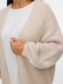 Vero Moda VMMAYBE Πλεκτή ζακέτα -Oatmeal - 10284287