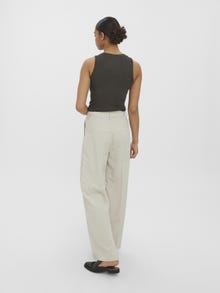 Vero Moda VMTROIAN Cintura media Pantalones -Silver Lining - 10284343