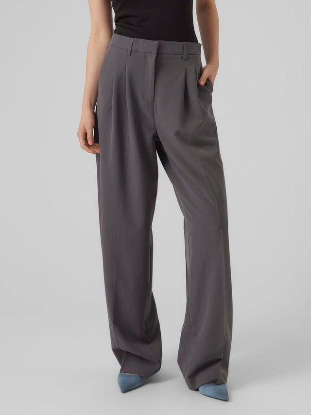 Vero Moda VMTROIAN Taille moyenne Pantalons - 10284343