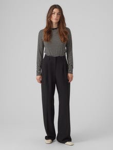 Vero Moda VMTROIAN Mittlere Taille Hose -Black - 10284343