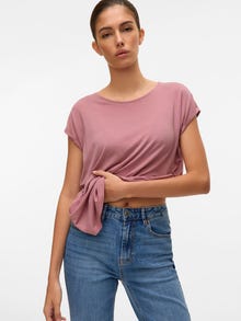 Vero Moda VMAVA T-Shirt -Nostalgia Rose - 10284468