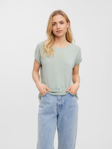 Vero Moda VMAVA Tričko -Silt Green - 10284468