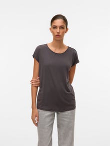 Vero Moda VMAVA T-shirt -Asphalt - 10284468