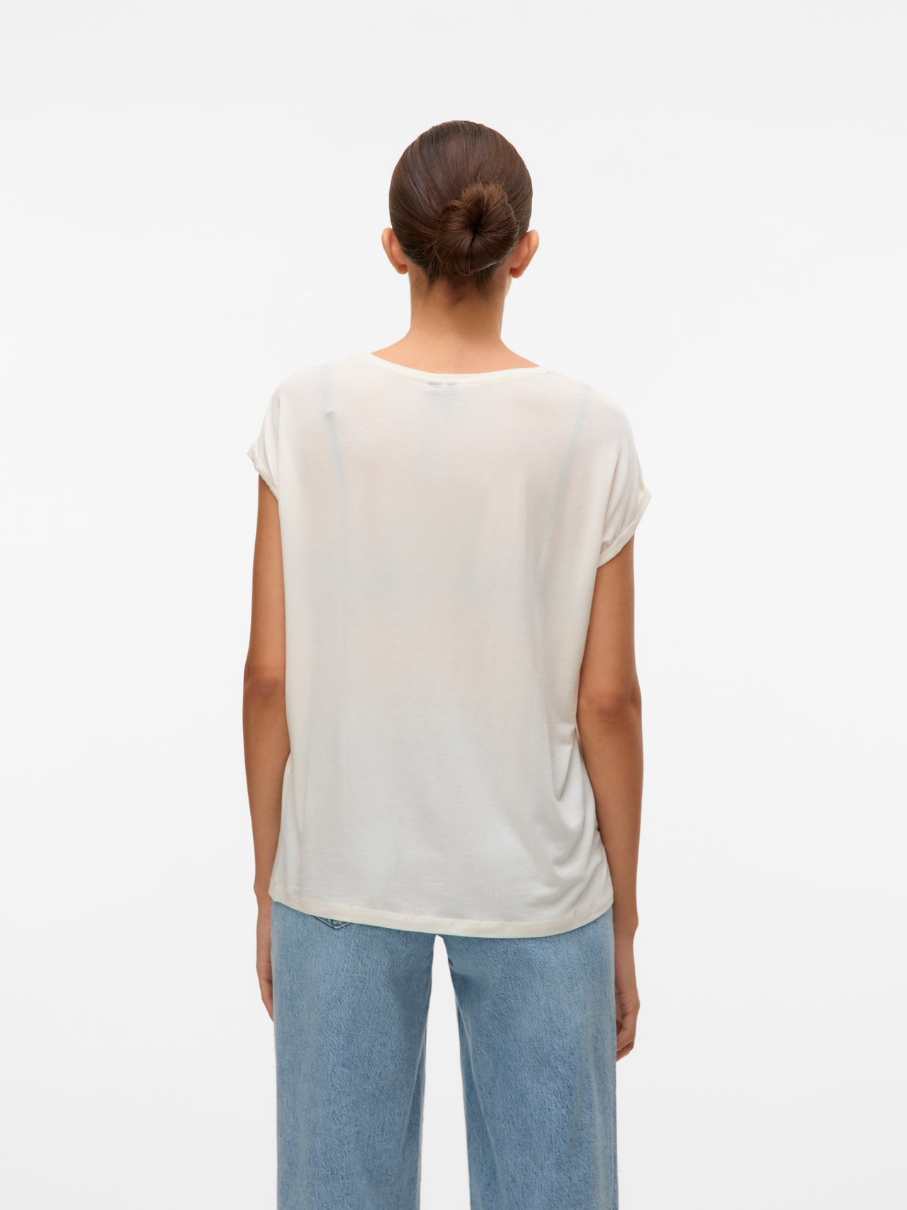 Vero Moda VMAVA T-Shirt -Snow White - 10284468