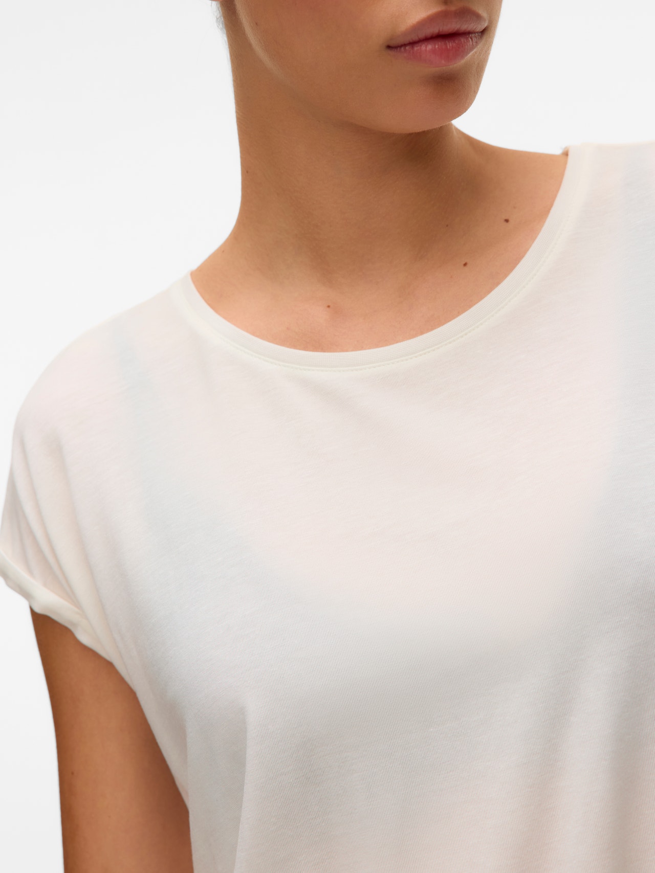 Vero Moda VMAVA T-Shirt -Snow White - 10284468