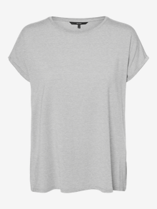 Vero Moda VMAVA Tričko -Light Grey Melange - 10284468