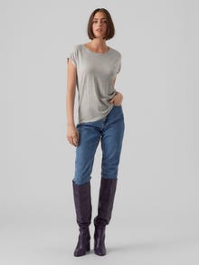 Vero Moda VMAVA Tričko -Light Grey Melange - 10284468