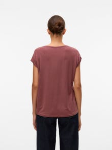 Vero Moda VMAVA T-Shirt -Rose Brown - 10284468