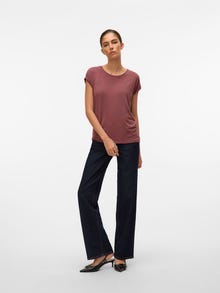 Vero Moda VMAVA T-Shirt -Rose Brown - 10284468
