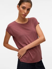 Vero Moda VMAVA T-Shirt -Rose Brown - 10284468