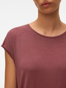 Vero Moda VMAVA T-Shirt -Rose Brown - 10284468