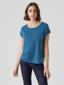 Vero Moda VMAVA T-Shirt -Moroccan Blue - 10284468