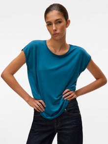 Vero Moda VMAVA T-Shirt -Moroccan Blue - 10284468