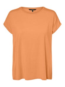 Vero Moda VMAVA T-shirt -Mock Orange - 10284468