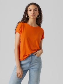 Vero Moda VMAVA T-Shirt -Scarlet Ibis - 10284468
