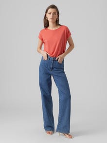 Vero Moda VMAVA T-paidat -Sun Kissed Coral - 10284468