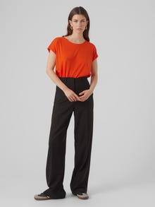 Vero Moda VMAVA T-shirt -Tangerine Tango - 10284468