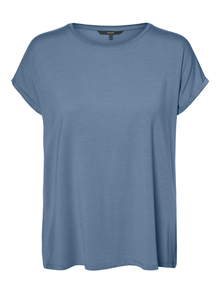 Vero Moda VMAVA Tričko -Coronet Blue - 10284468