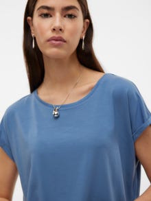 Vero Moda VMAVA Tričko -Coronet Blue - 10284468