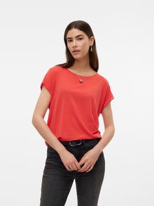 Vero Moda VMAVA T-Shirt -Cayenne - 10284468