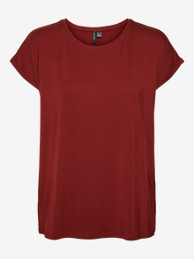 Vero Moda VMAVA T-Shirt -Fired Brick - 10284468