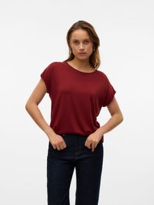 Vero Moda VMAVA T-Shirt -Fired Brick - 10284468