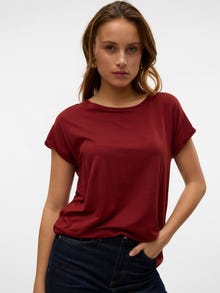 Vero Moda VMAVA T-Shirt -Fired Brick - 10284468