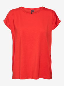 Vero Moda VMAVA T-shirts -Fiery Red - 10284468