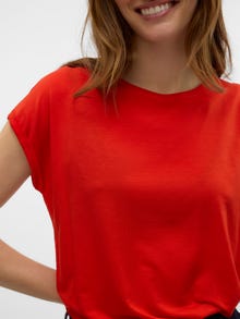 Vero Moda VMAVA T-shirts -Fiery Red - 10284468
