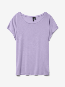Vero Moda VMAVA T-shirts -Pastel Lilac - 10284468
