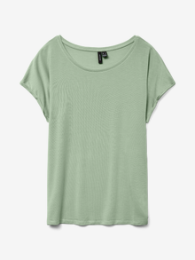Vero Moda VMAVA T-Shirt -Smoke Green - 10284468