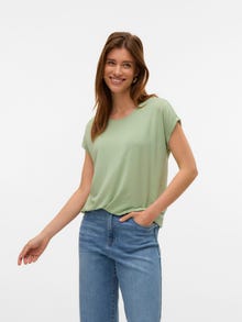 Vero Moda VMAVA T-Shirt -Smoke Green - 10284468