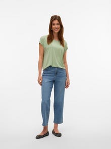 Vero Moda VMAVA T-Shirt -Smoke Green - 10284468