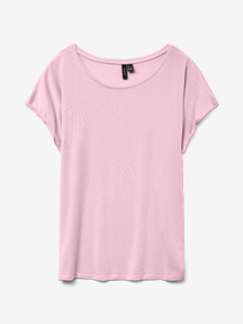 Vero Moda VMAVA T-Shirt -Pink-A-Boo - 10284468