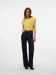 Vero Moda VMAVA T-Shirt -Lemon Drop - 10284468