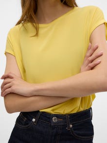 Vero Moda VMAVA T-Shirt -Lemon Drop - 10284468