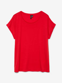 Vero Moda VMAVA T-shirt -Ribbon Red - 10284468