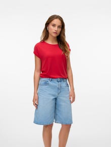Vero Moda VMAVA T-shirts -Ribbon Red - 10284468