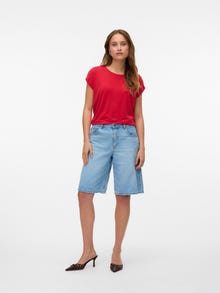 Vero Moda VMAVA T-shirts -Ribbon Red - 10284468