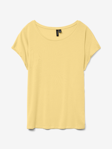 Vero Moda VMAVA T-shirts -Pale Banana - 10284468
