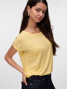 Vero Moda VMAVA T-shirts -Pale Banana - 10284468