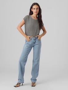 Vero Moda VMAVA T-Shirt -Black - 10284469