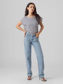Vero Moda VMAVA T-Shirt -China Blue - 10284469