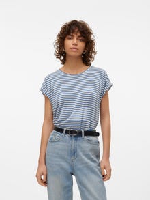 Vero Moda VMAVA T-Shirt -Coronet Blue - 10284469